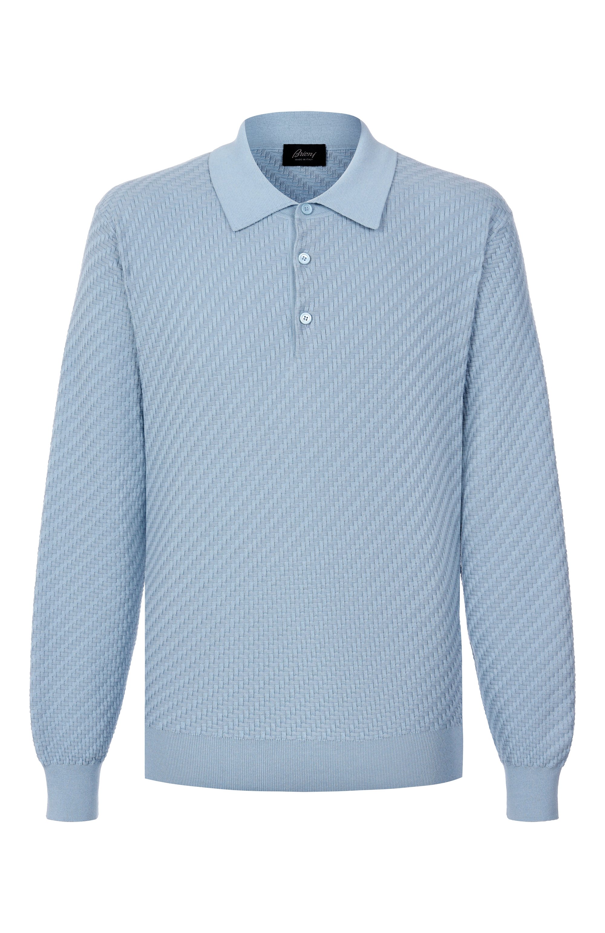 Поло из шелка и хлопка BRIONI, арт. UMR10L/PAK22, фото 1