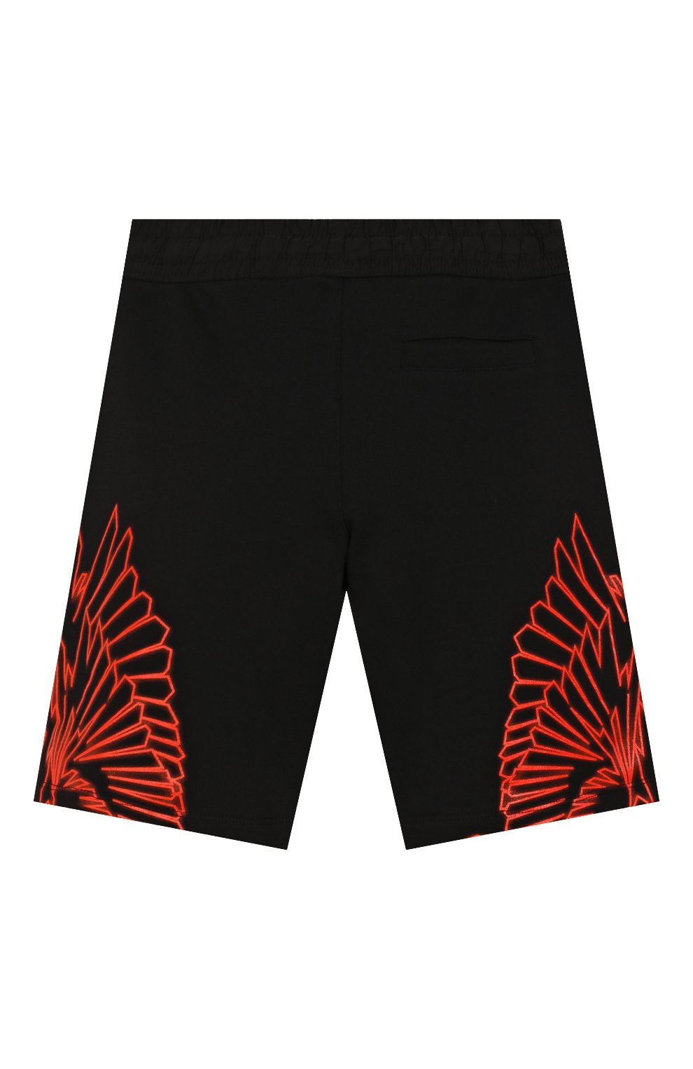 Хлопковые шорты MARCELO BURLON KIDS OF MILAN, арт. 20E/B/MB/3206/0020/2-6Y, фото 2
