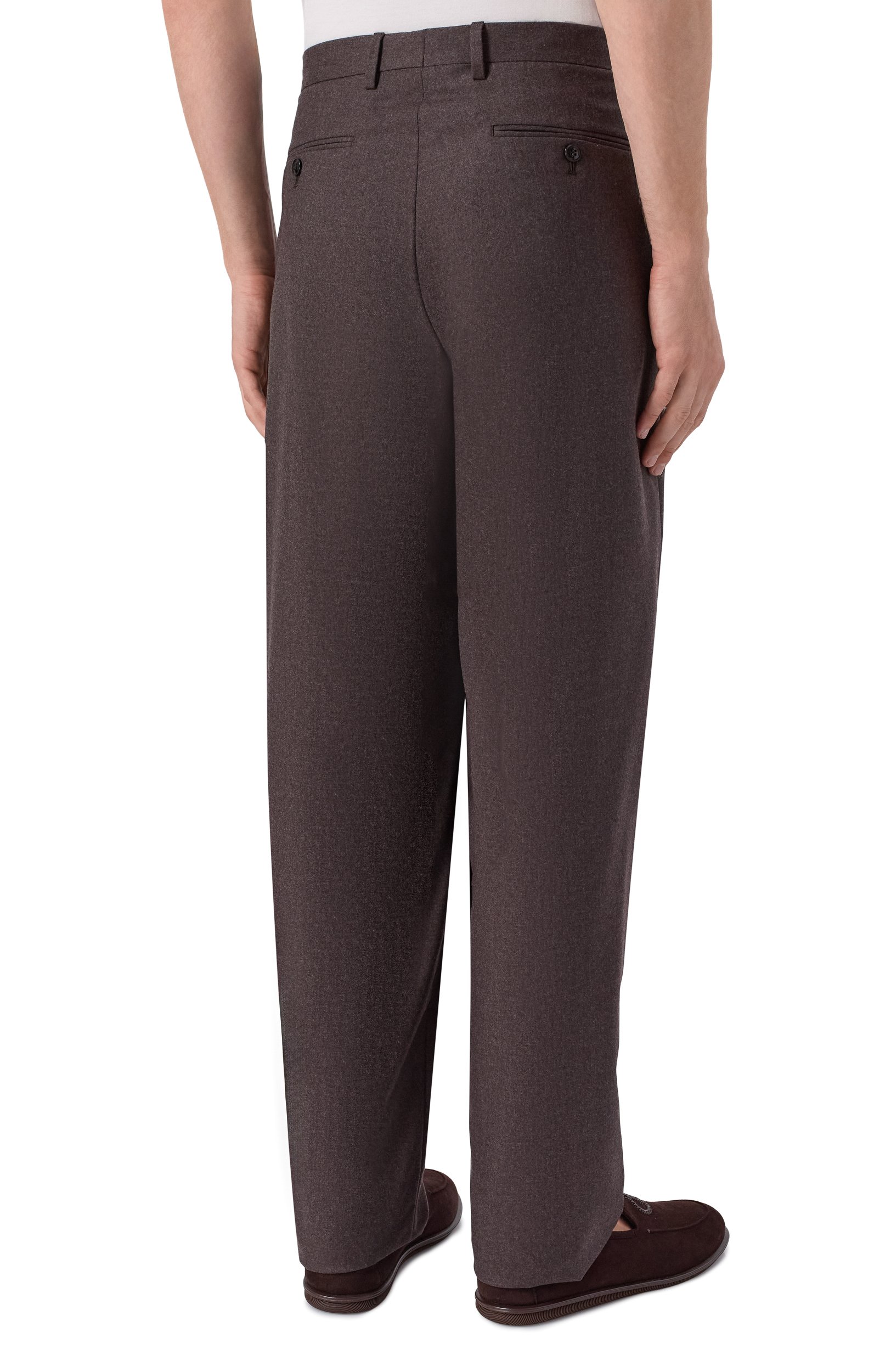 Шерстяные брюки GIORGIO ARMANI, арт. GM000922/TE23860, фото 4