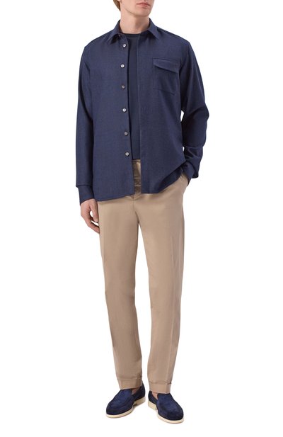 Мужская шерстяная рубашка KITON, арт. UMCBUBAK0167G01