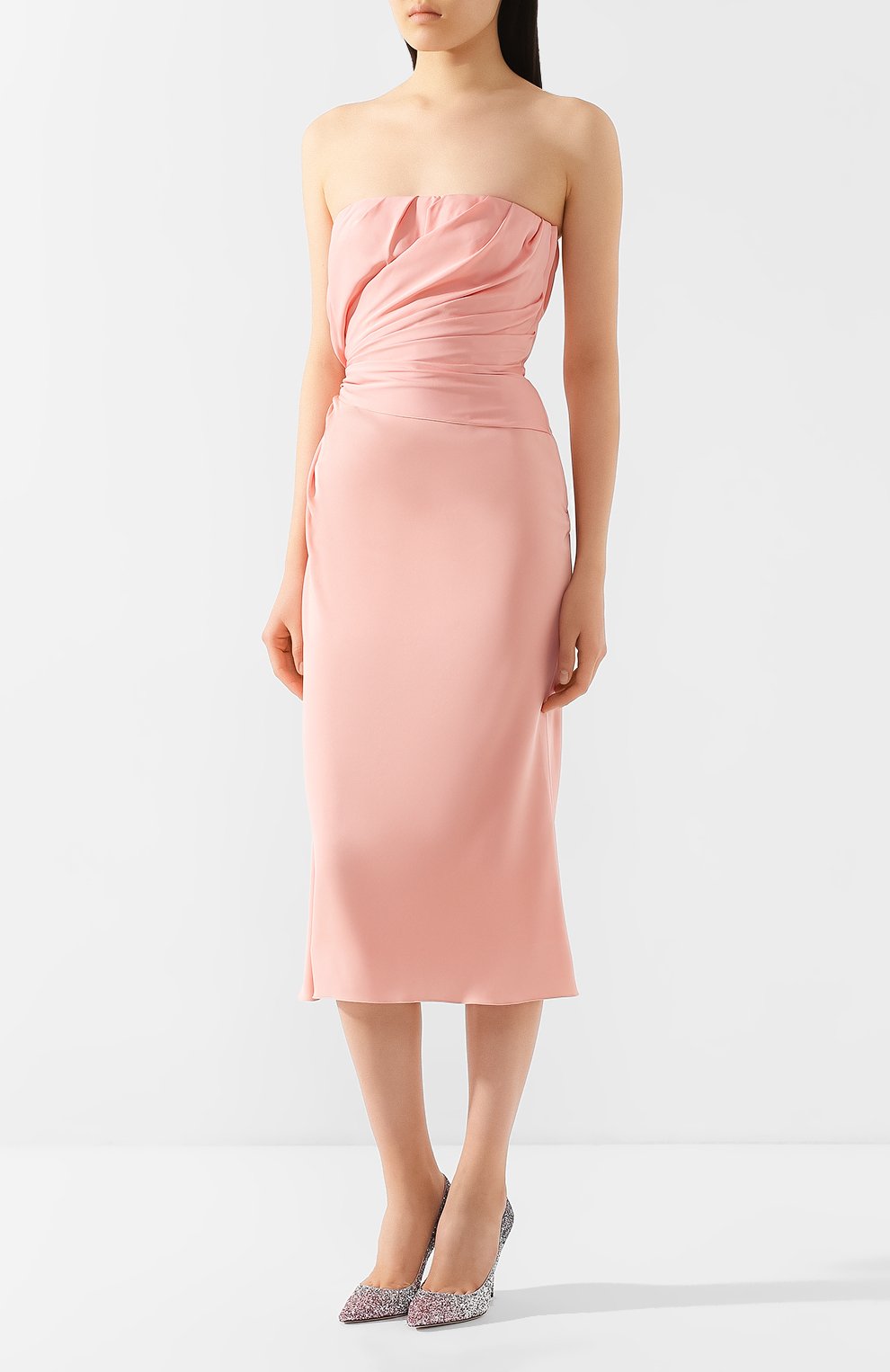 Шелковое платье DOLCE & GABBANA, арт. F6H8LT/FUABF, фото 3