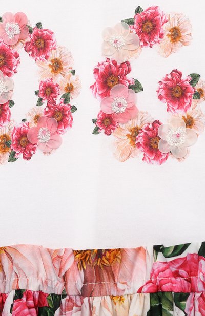 Хлопковое платье DOLCE & GABBANA, арт. L5JD1S/G7YFA/8-14, фото 3