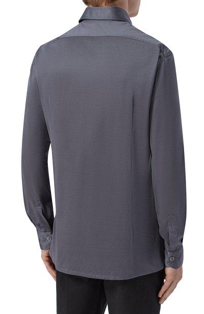 Хлопковая рубашка KITON, арт. UMCNERHH09665, фото 4