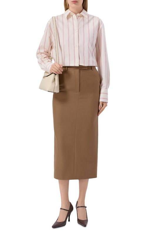 Шерстяная юбка Sashaverse SK005/CH/2113.303/W Коричневый  SK005/CH/2113.303/W Фото 2