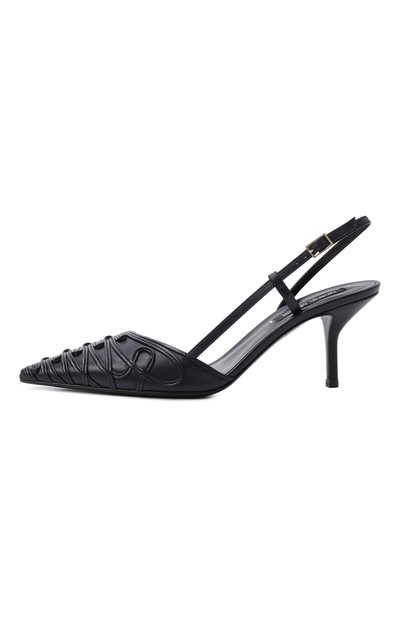 Кожаные туфли GIORGIO ARMANI темно-синего цвета по цене 125500 руб., арт. GW003927/AF28724, фото 4 Кожаные туфли GIORGIO ARMANI, арт. GW003927/AF28724, фото 4