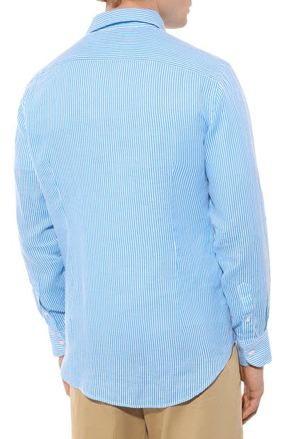 Льняная рубашка MC2 SAINT BARTH, арт. STBM/PAMPL0NA/05395D, фото 4