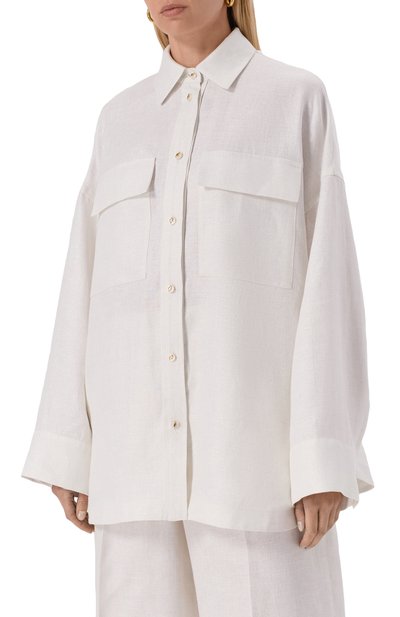 Льняная рубашка ХОХЛОМА Х АЛЕНА АХМАДУЛЛИНА, арт. WTB2246, фото 3