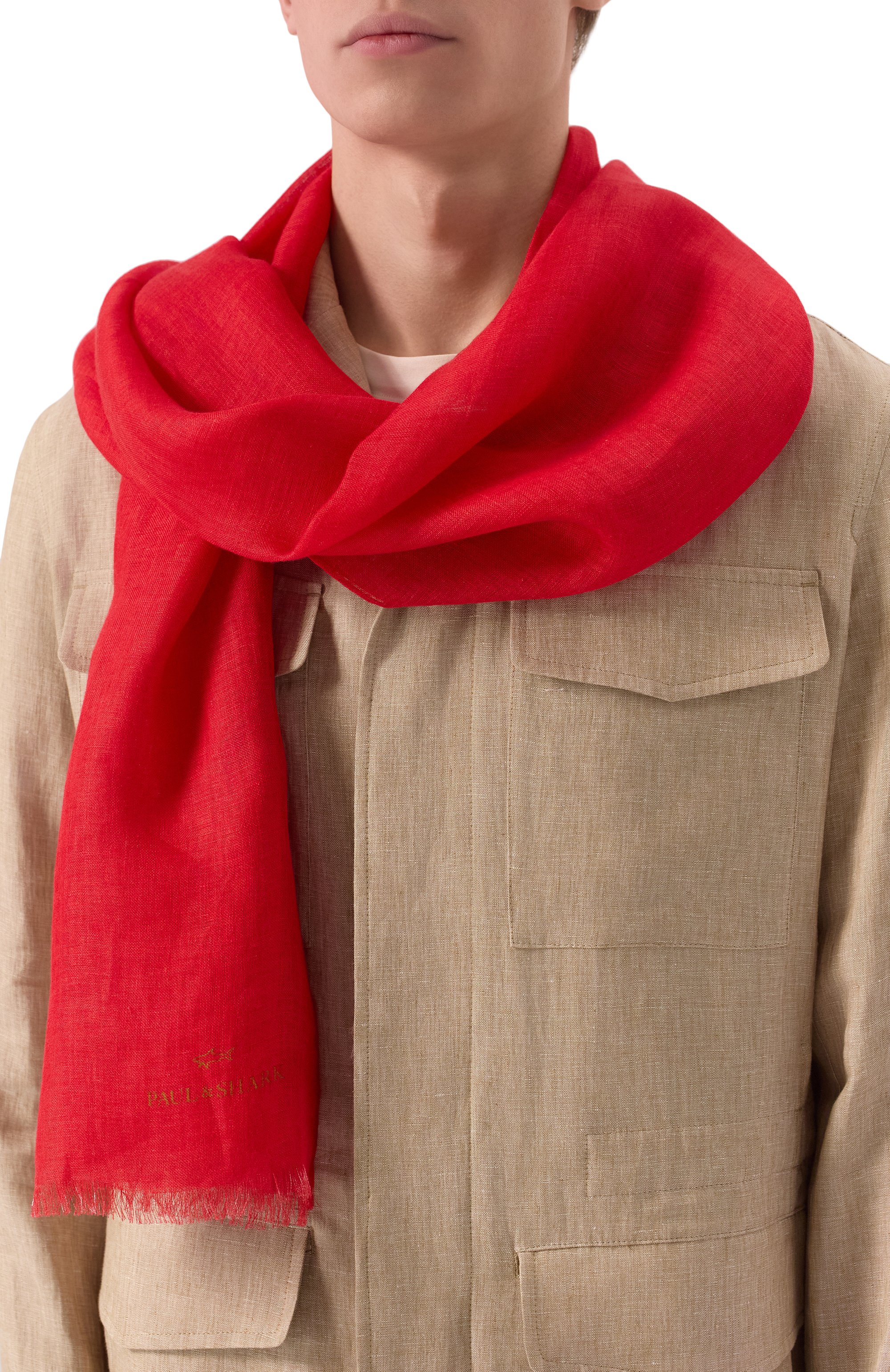 Льняной шарф PAUL&SHARK, арт. 25417000, фото 2