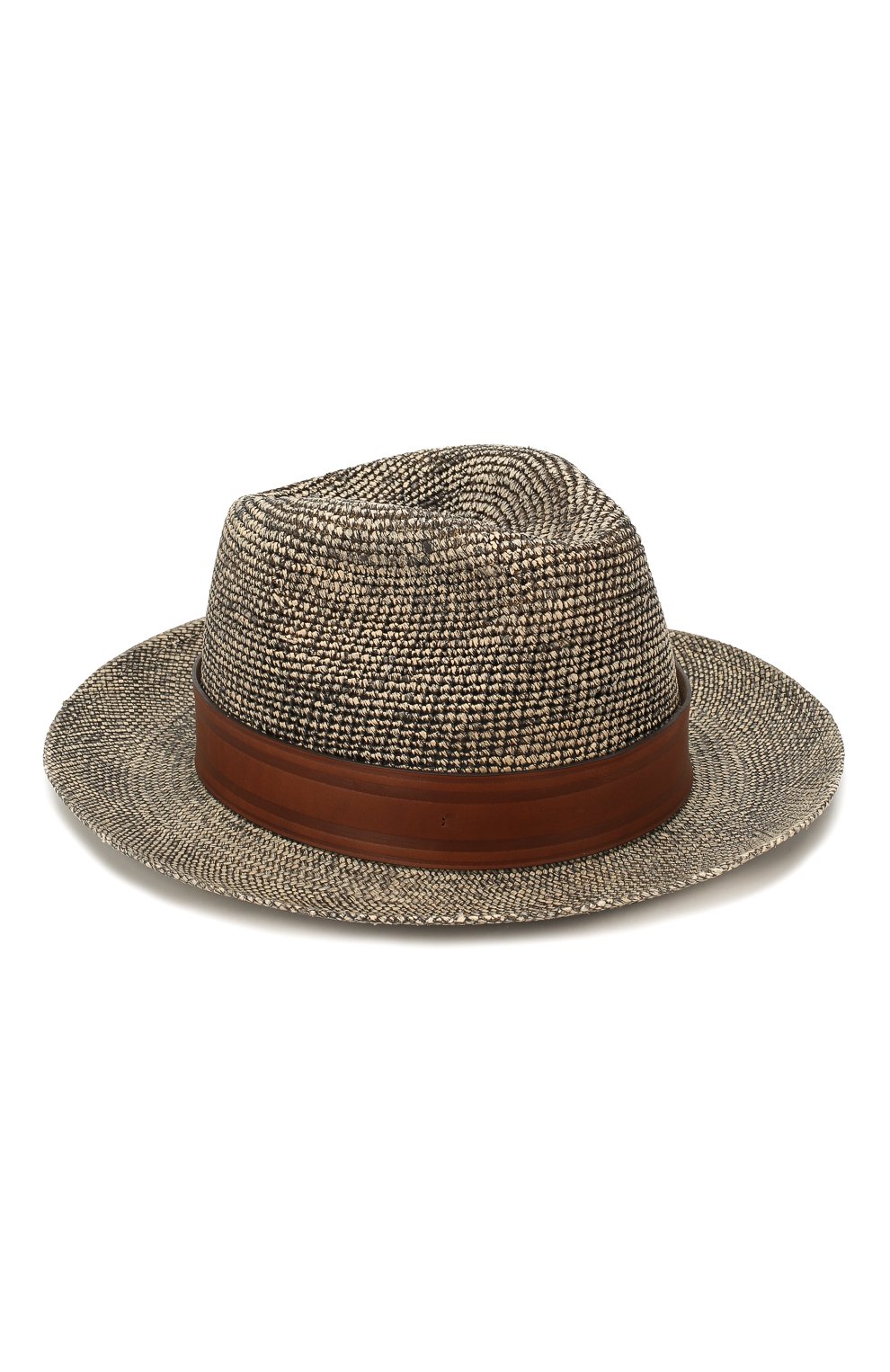 Соломенная шляпа BRIONI бежевого цвета по цене 53250 руб., арт. 04790L/P9Z01, фото 1 Соломенная шляпа BRIONI, арт. 04790L/P9Z01, фото 1