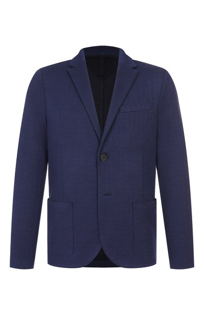 Мужской пиджак из шерсти и шелка HARRIS WHARF LONDON, арт. C8P22PPN