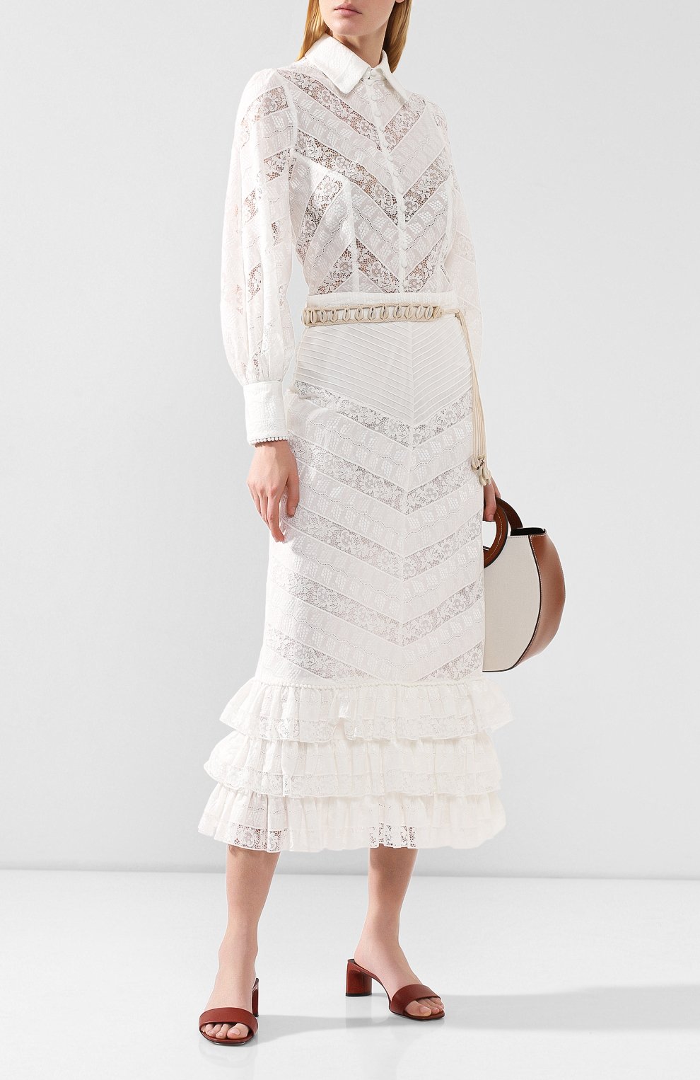 Кружевная блузка ZIMMERMANN, арт. 6572TVEN, фото 2