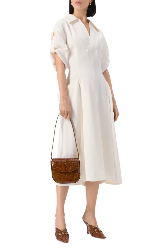 Сумка Coin small Jil Sander J07WG0091-P8349 Коричневый  J07WG0091-P8349 Фото 7