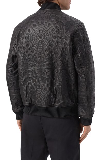 Кожаный бомбер HUGO, арт. 50530821, фото 4