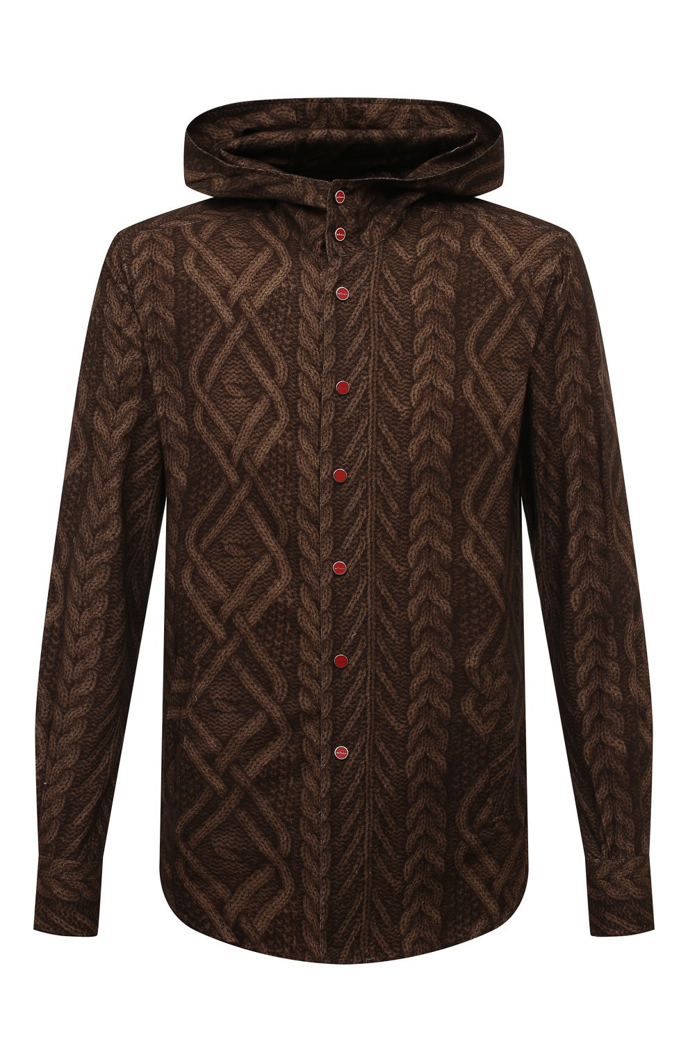 Хлопковая рубашка KITON, арт. UMCMARH0908504, фото 1