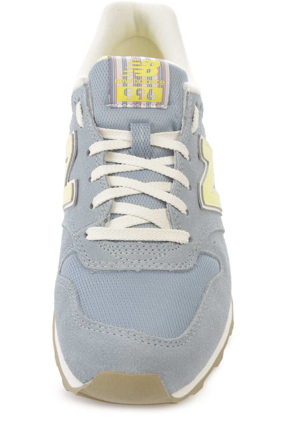 Замшевые кроссовки 996 на шнуровке NEW BALANCE разноцветного цвета по цене 10990 руб., арт. WR996HD/B, фото 4 Замшевые кроссовки 996 на шнуровке NEW BALANCE, арт. WR996HD/B, фото 4