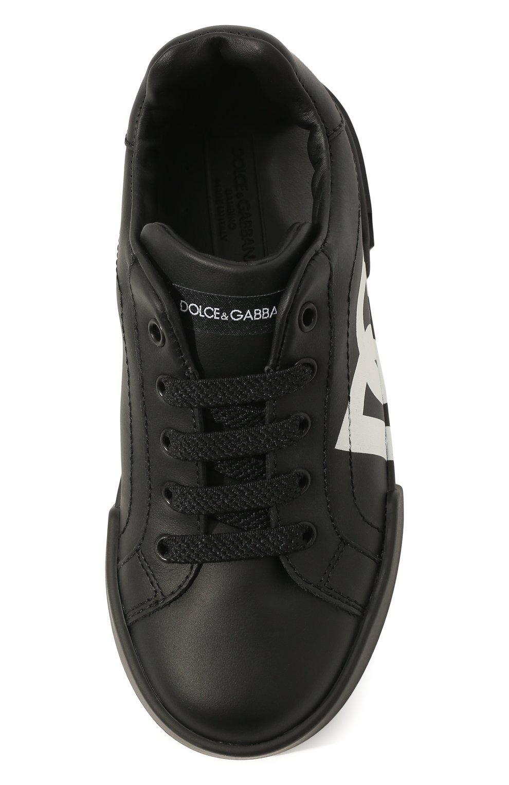 Кожаные кеды DOLCE & GABBANA, арт. DA0702/AC330/29-36, фото 4