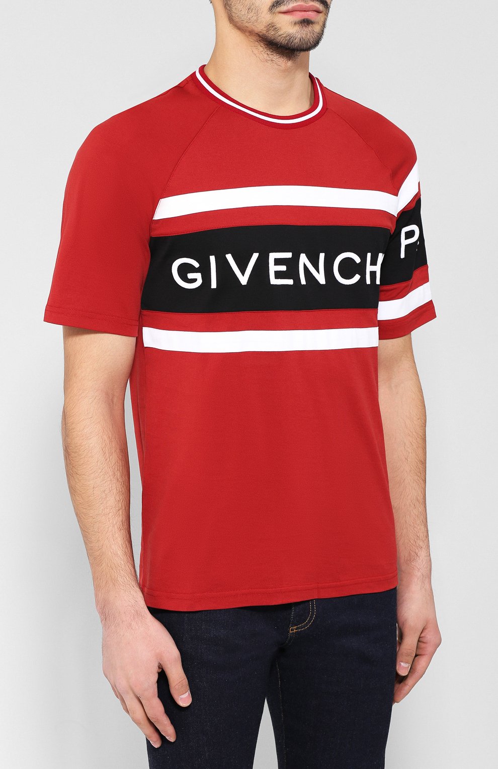 Хлопковая футболка GIVENCHY, арт. BM70KV3002, фото 3