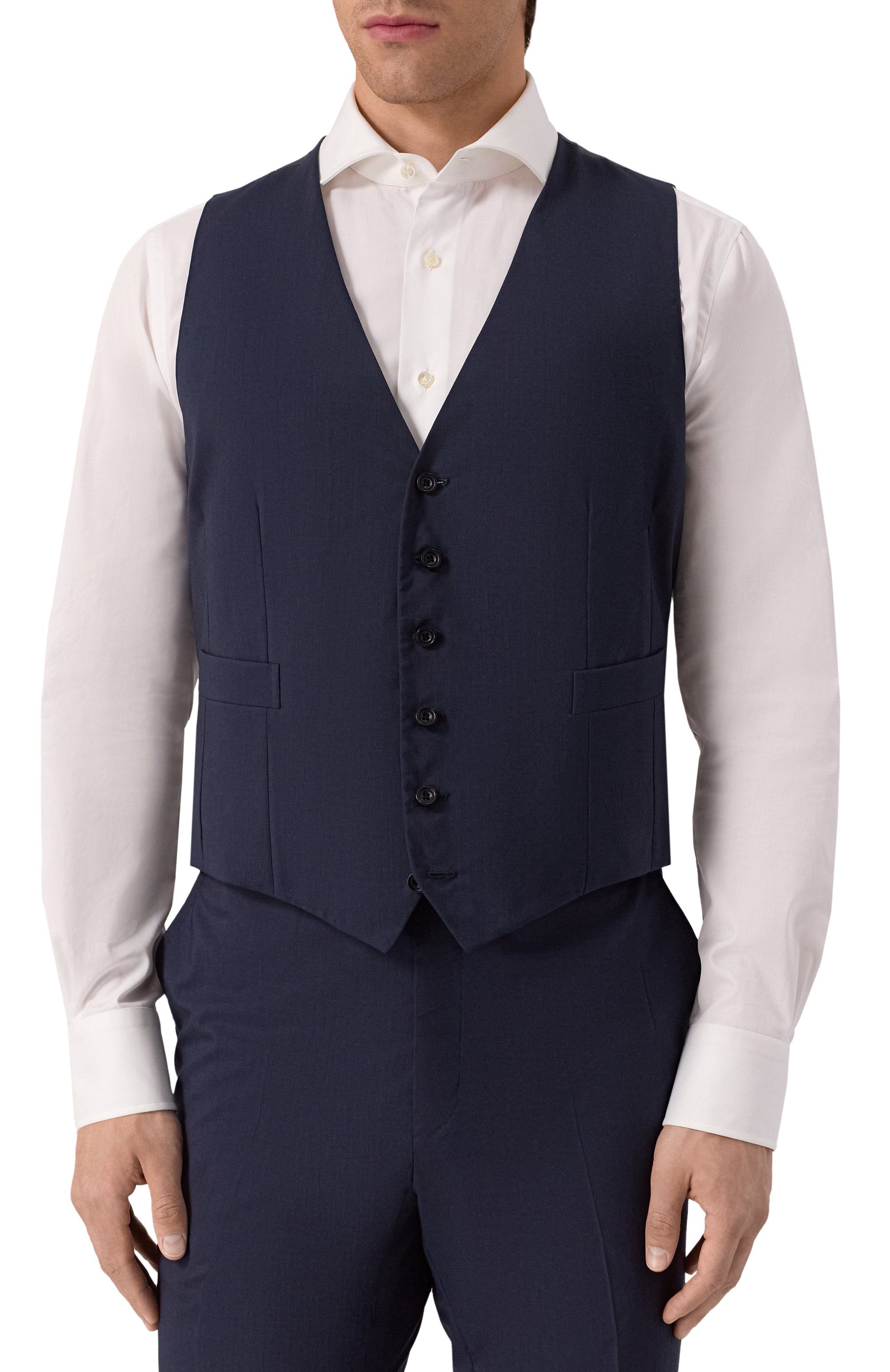 Шерстяной костюм-тройка KITON, арт. UAGL81K01X37, фото 6