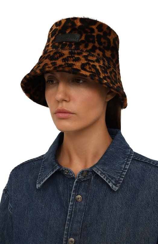 Меховая панама Jacquemus 24E/245AC644 Леопардовый  24E/245AC644 Фото 2