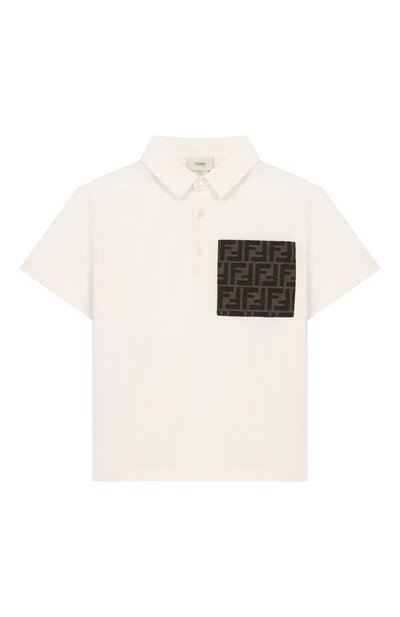 Хлопковое поло FENDI, арт. JMI475/7AJ_001