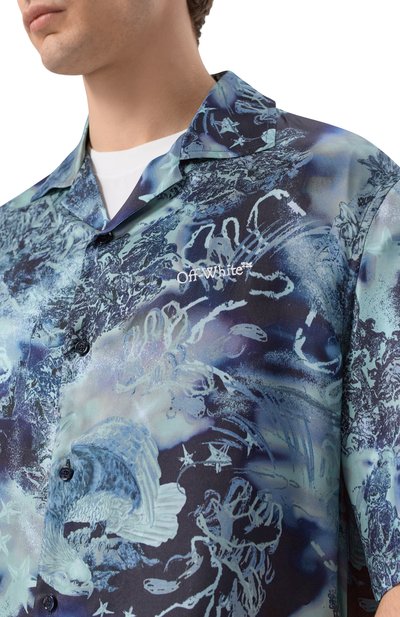 Рубашка из вискозы OFF-WHITE, арт. 0MGG01FS26FAB00B, фото 5