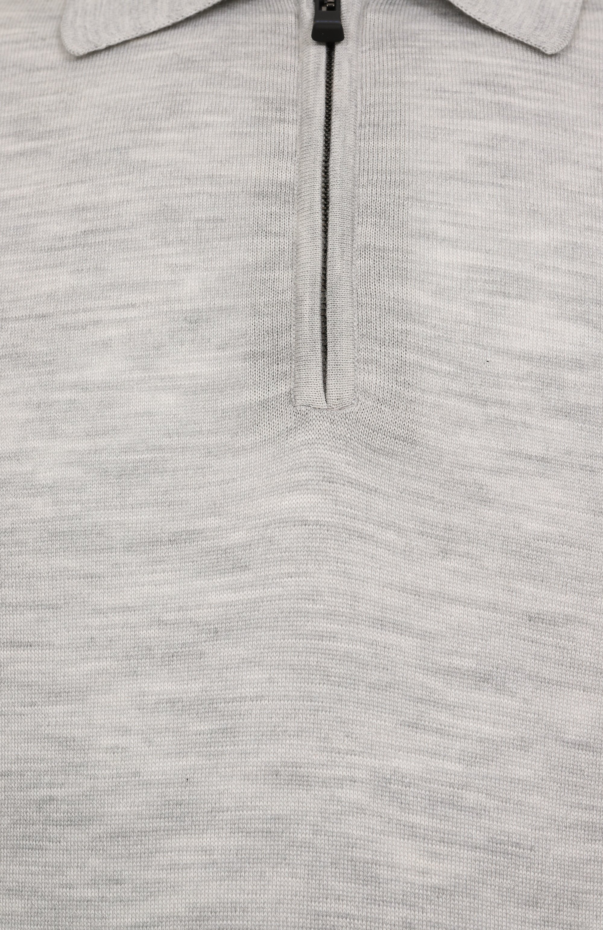 Поло из шерсти и шелка KITON, арт. UMM059202, фото 6