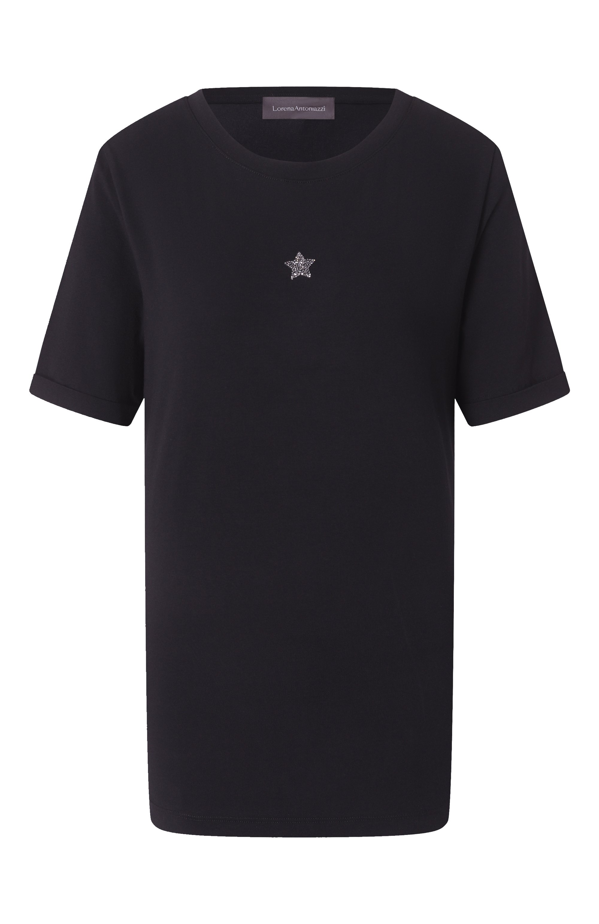Хлопковая футболка LORENA ANTONIAZZI, арт. TS24/9999, фото 1
