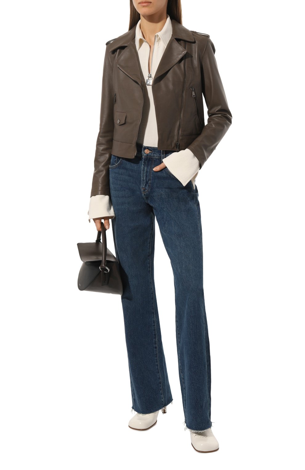 Кожная куртка SIMONETTA RAVIZZA, арт. S04JA235L16/TS, фото 2