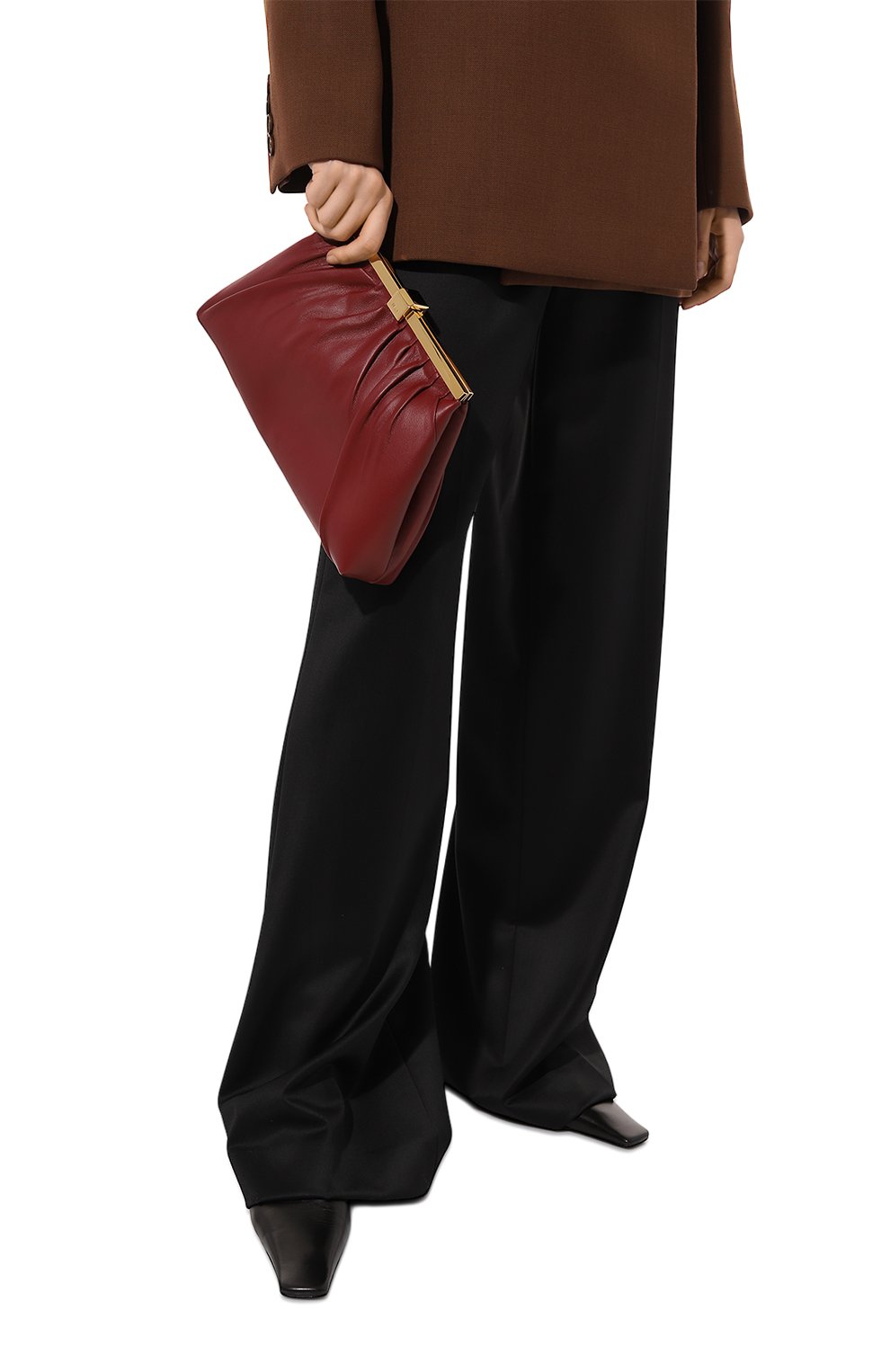 Клатч jeanne N21 бордового цвета по цене 82650 руб., арт. 23IBP0959NP01, фото 2 Клатч jeanne N21, арт. 23IBP0959NP01, фото 2