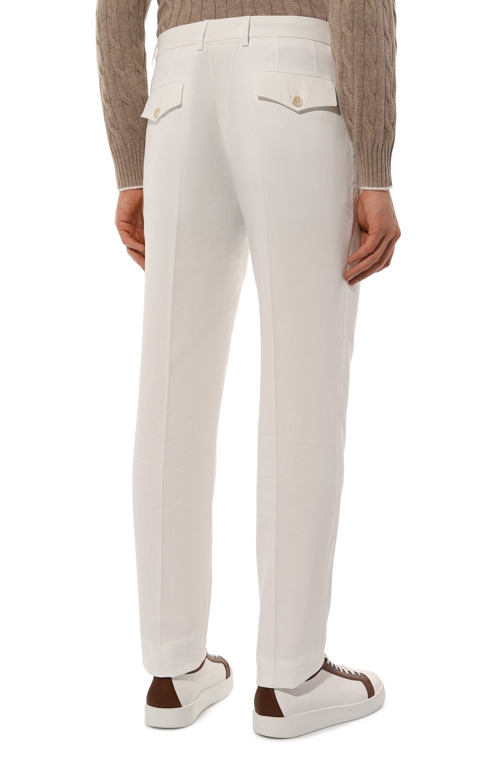 Хлопковые брюки BRUNELLO CUCINELLI, арт. MP416E1920, фото 4