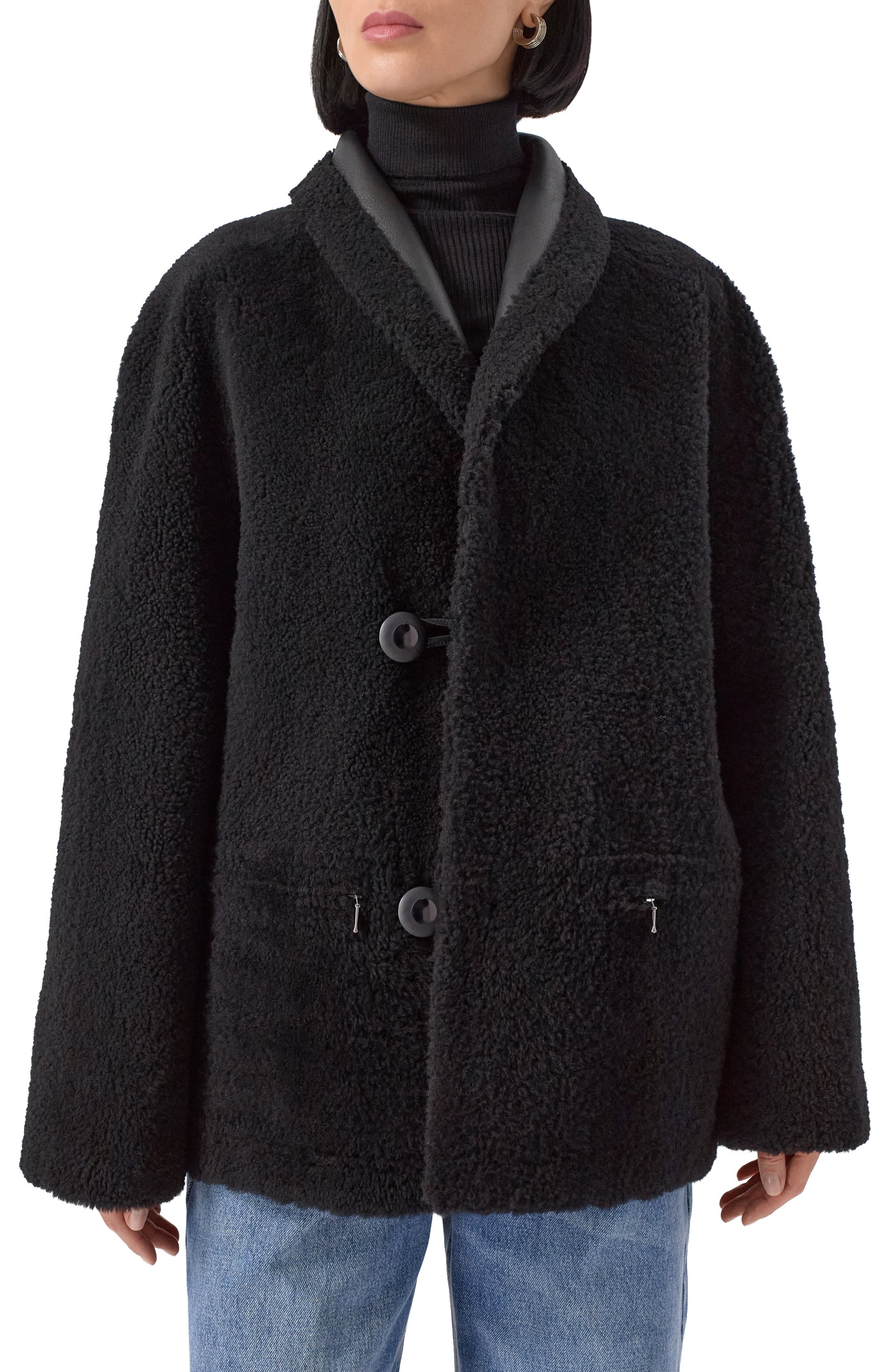 Двусторонняя дубленка MOLLY MOSS, арт. 0106, фото 6