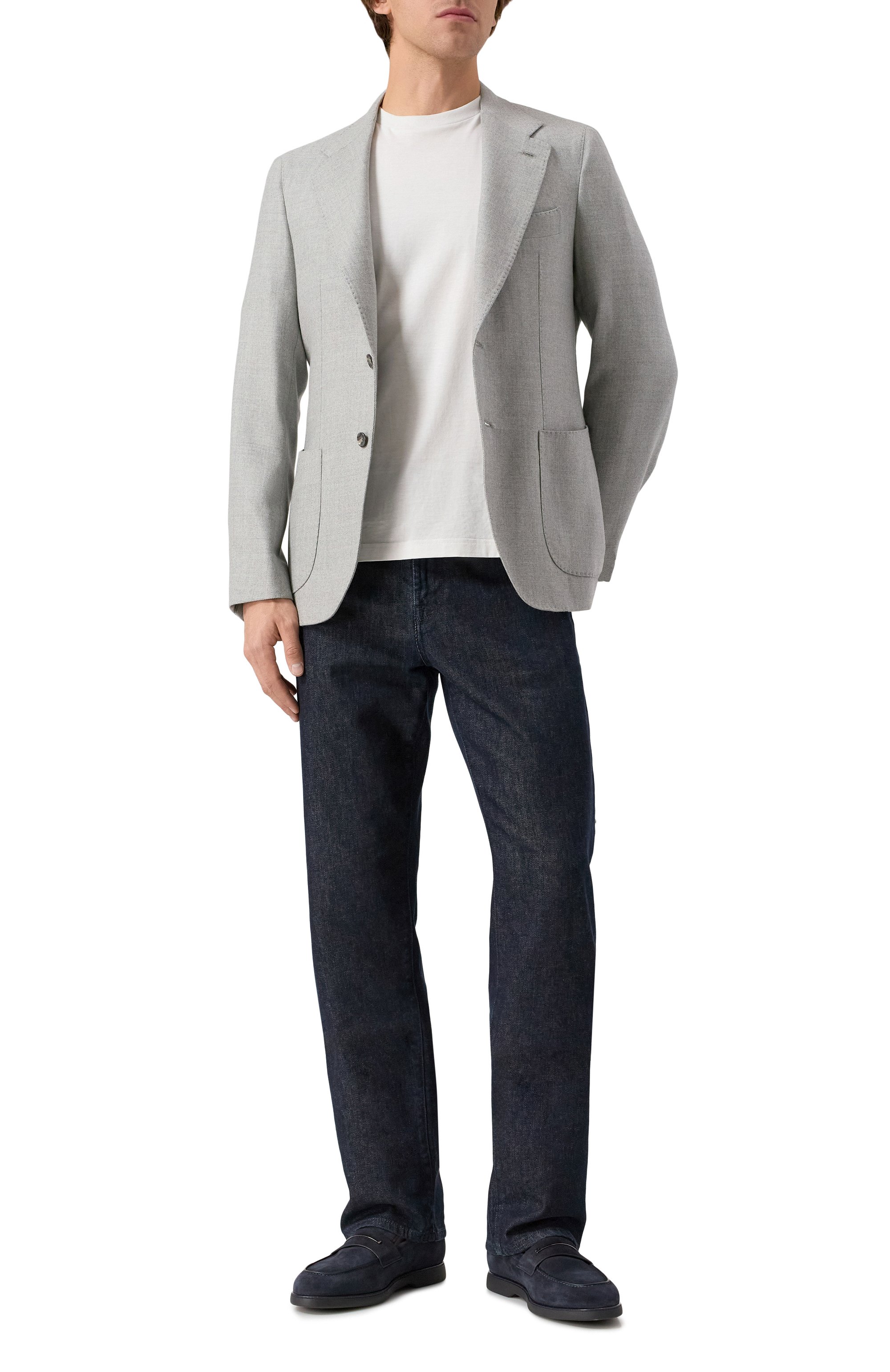 Пиджак из шерсти и кашемира ANDREA CAMPAGNA, арт. VATICAN0/T25219-501/1, фото 2