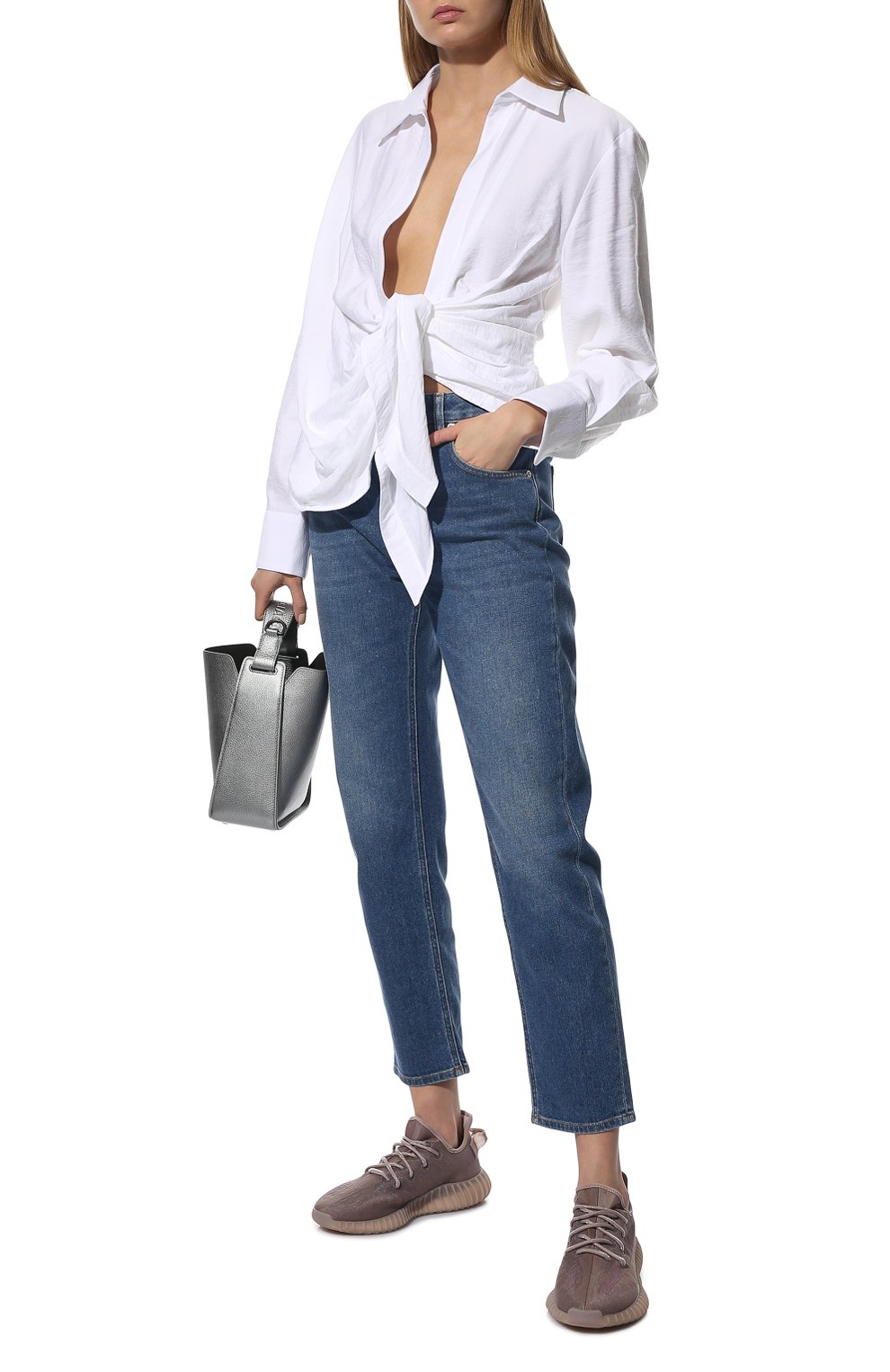 Кроссовки yeezy boost 350 v2 mono mist ADIDAS ORIGINALS, арт. GW2871, фото 4