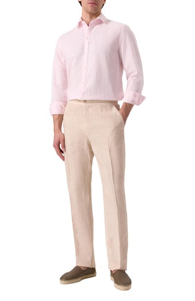 Рубашка изо льна и хлопка ZIMMERLI, арт. 4697-23202, фото 2