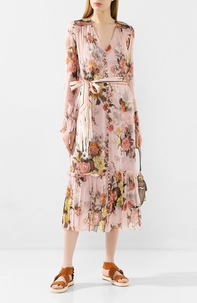 Платье с поясом ZIMMERMANN, арт. 8062DBRI, фото 2