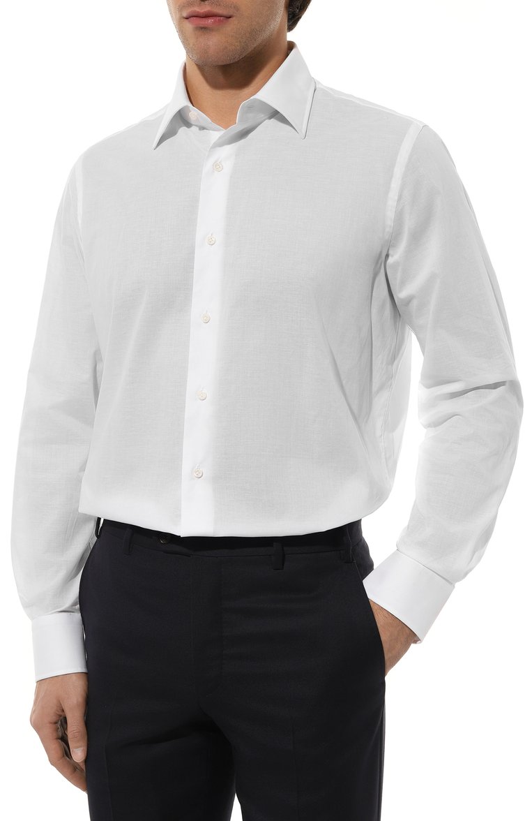 Хлопковая сорочка BROUBACK, арт. A_NISIDA_570_PG/CART.6 JERMYN, фото 1