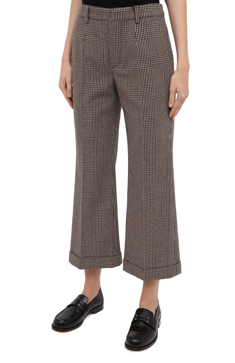 Шерстяные брюки SAINT LAURENT, арт. 635947/Y5B64, фото 4