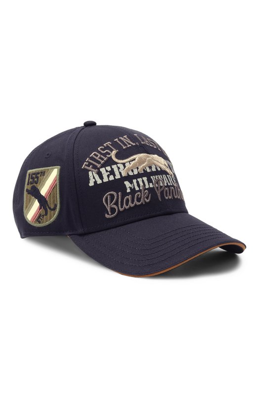 Хлопковая бейсболка Aeronautica Militare 251HA1207CT2261 Синий 251HA1207CT2261