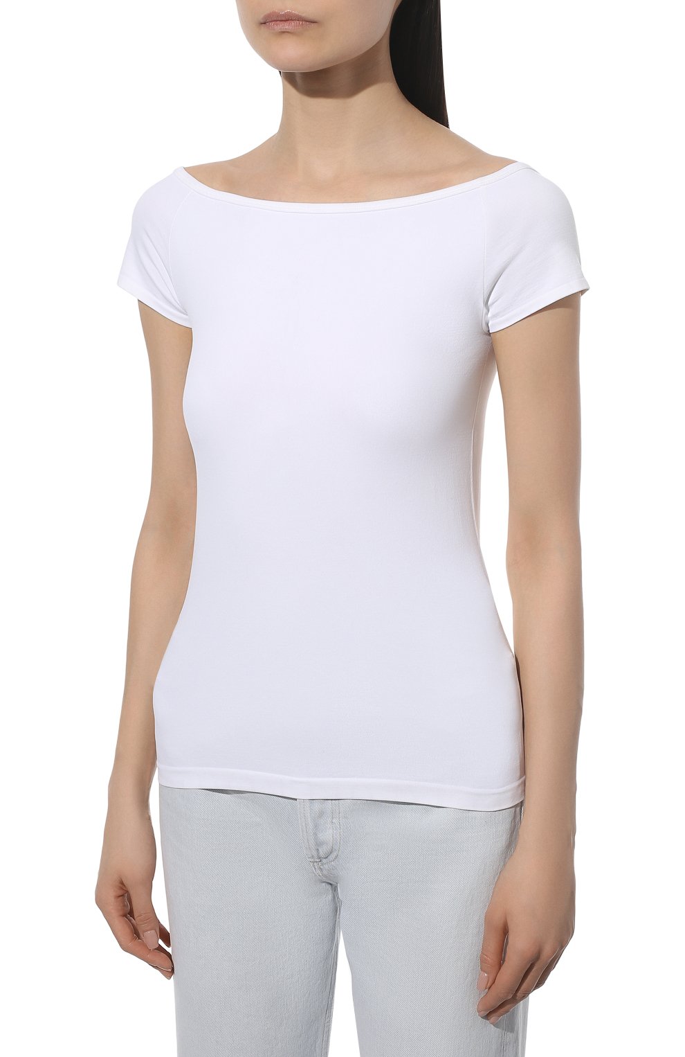 Топ HELMUT LANG белого цвета по цене 17150 руб., арт. J04HW522, фото 3 Топ HELMUT LANG, арт. J04HW522, фото 3