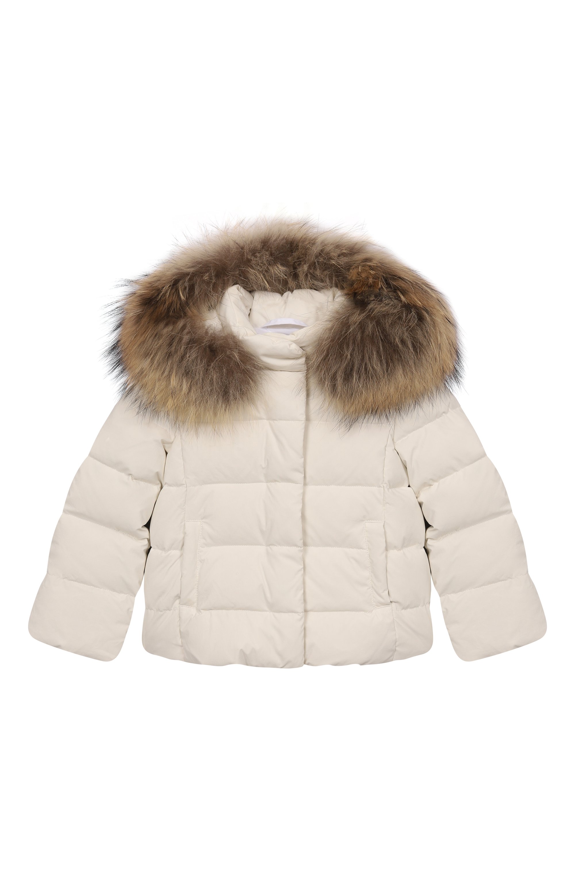 Пуховик с отделкой из енота IL GUFO, арт. A25GGM0007N0108/2-4, фото 1