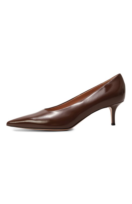Кожаные туфли Robbie 55 Gianvito Rossi G22273.55RIC.NUIBR0W Коричневый  G22273.55RIC.NUIBR0W Фото 4