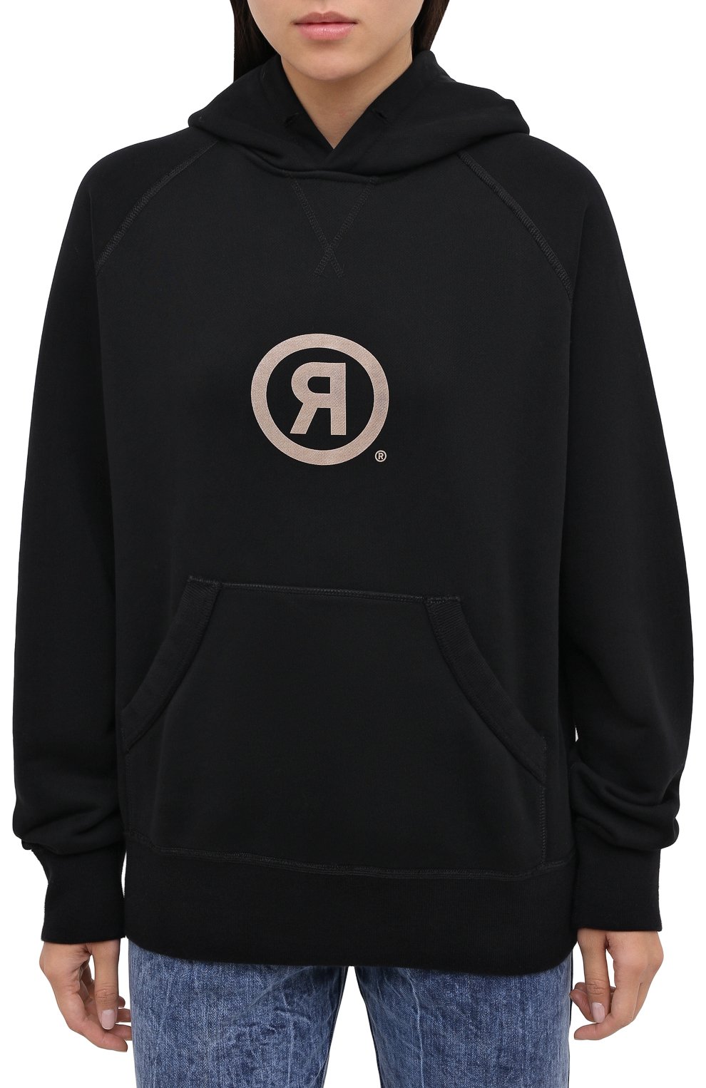 Хлопковое худи TOSKVA черного цвета по цене 16800 руб., арт. KENGYRY hoodie -H.U.001-W21-F5-900-300, фото 3 Хлопковое худи TOSKVA, арт. KENGYRY hoodie -H.U.001-W21-F5-900-300, фото 3