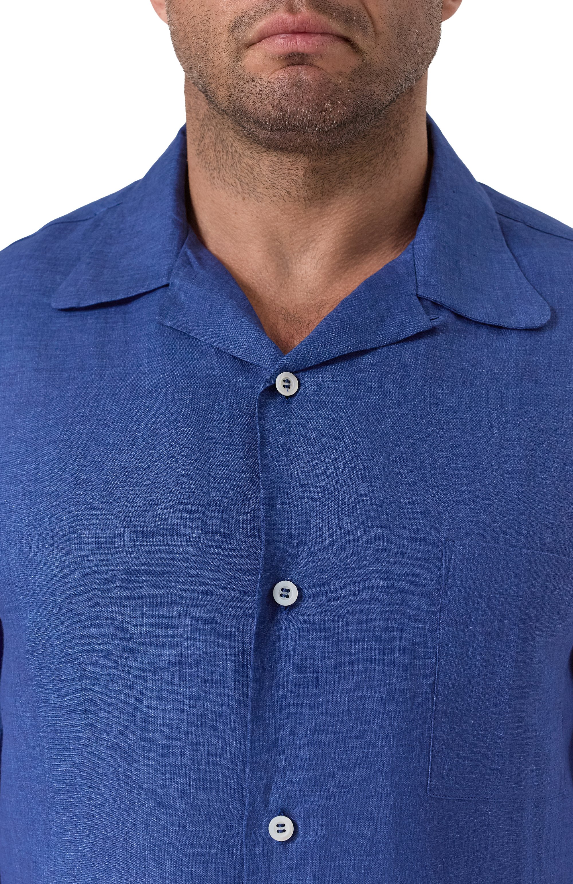 Льняная рубашка BRUNELLO CUCINELLI, арт. MM6950647, фото 5