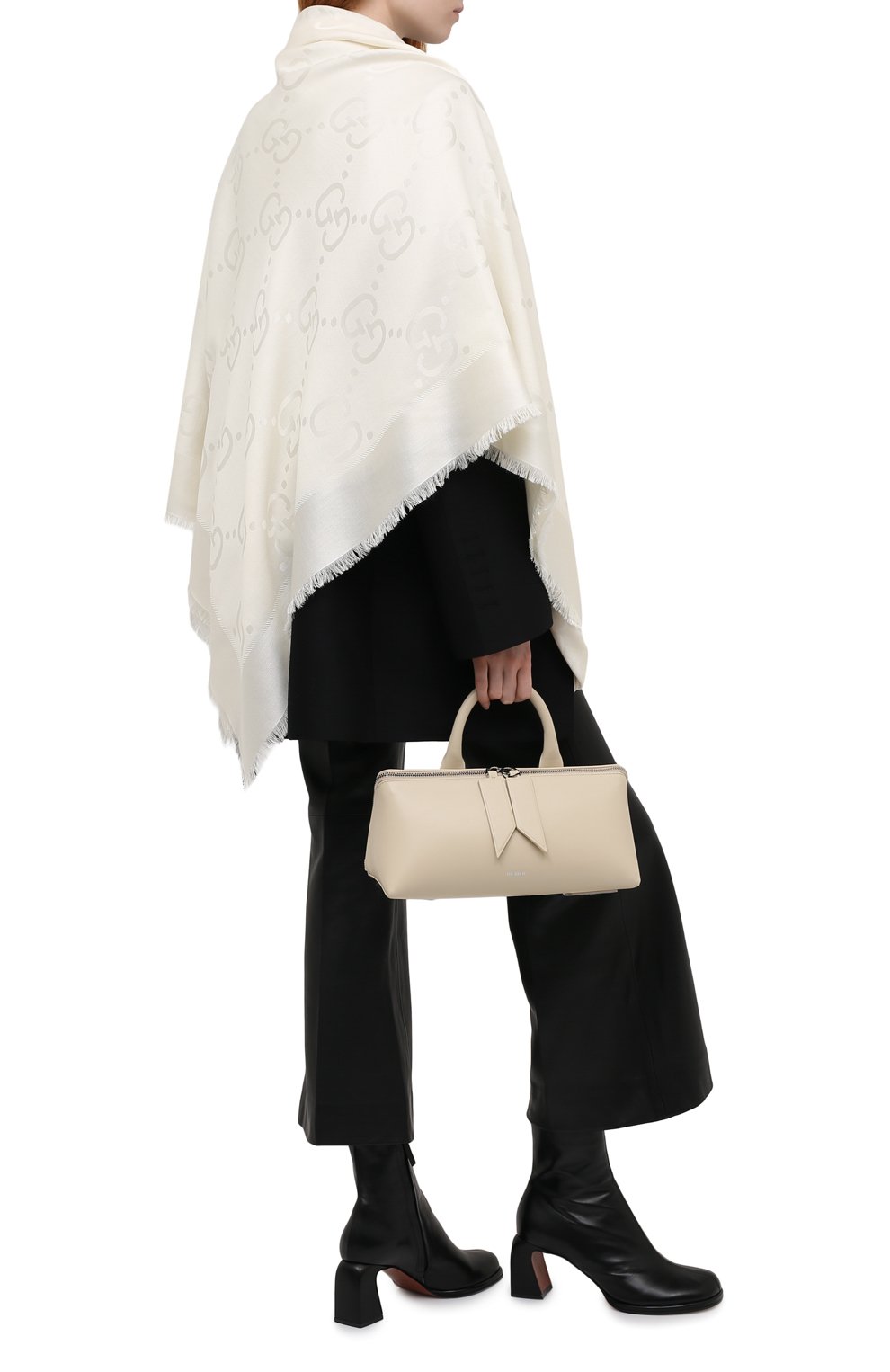 Шаль из шерсти и шелка GUCCI, арт. 663671/3GC43, фото 2