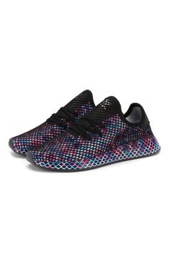 Мужские текстильные кроссовки deerupt runner ADIDAS ORIGINALS разноцветного цвета, арт. EE5656 | Фото 1 (Материал внешний: Текстиль; Подошва: Платформа, Массивная; Кросс-КТ: Спорт; Материал сплава: Проставлено, Проверено; Материал утеплителя: Без утеплителя; Статус проверки: Проверено, Проверена категория; Драгоценные камни: Проставлено; Стили: Спорт)