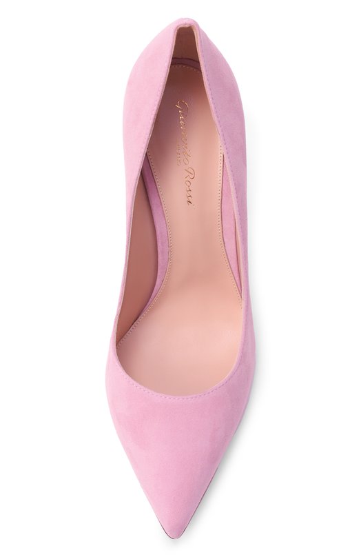 Замшевые туфли Gianvito 105 Gianvito Rossi G28470.15RIC.CAMSUGA Розовый  G28470.15RIC.CAMSUGA Фото 6