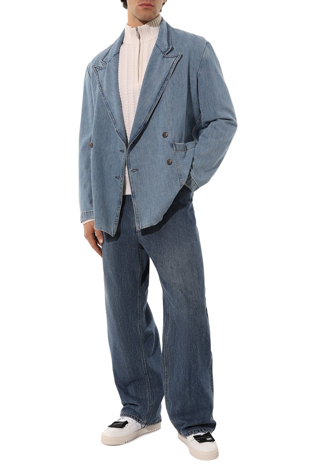 Джинсовый пиджак DRIES VAN NOTEN, арт. 242-020715-9378, фото 3