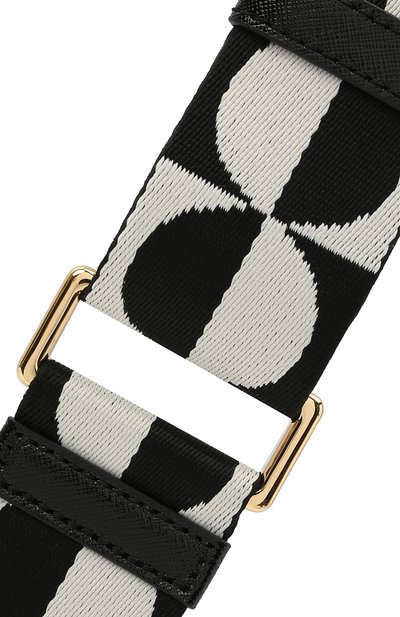 Ремень для сумки MARC JACOBS (THE) черно-белого цвета по цене 12300 руб., арт. S303M06SP21, фото 3 Ремень для сумки MARC JACOBS (THE), арт. S303M06SP21, фото 3