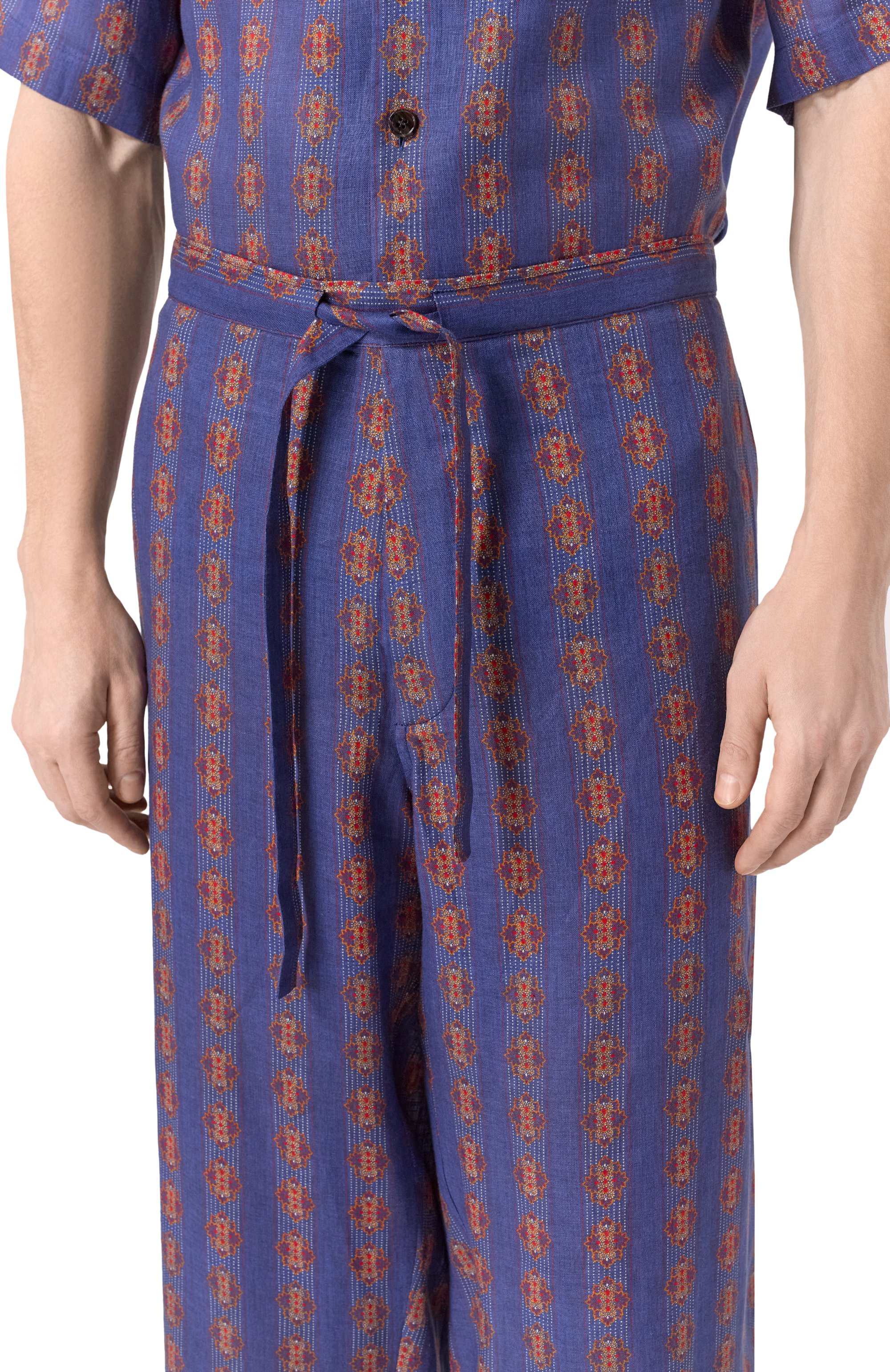 Льняные брюки VALENTINO, арт. 6V3RBM45AN0, фото 5