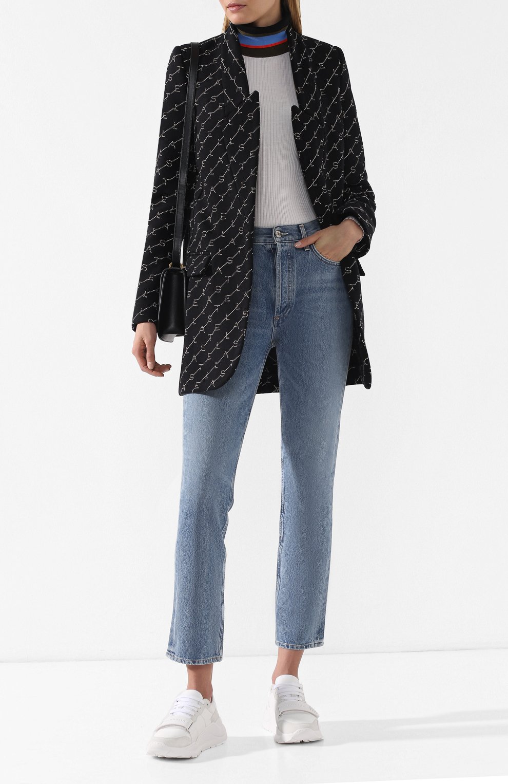 Шерстяное пальто STELLA MCCARTNEY черного цвета по цене 157000 руб., арт. 554724/SMB11, фото 2 Шерстяное пальто STELLA MCCARTNEY, арт. 554724/SMB11, фото 2